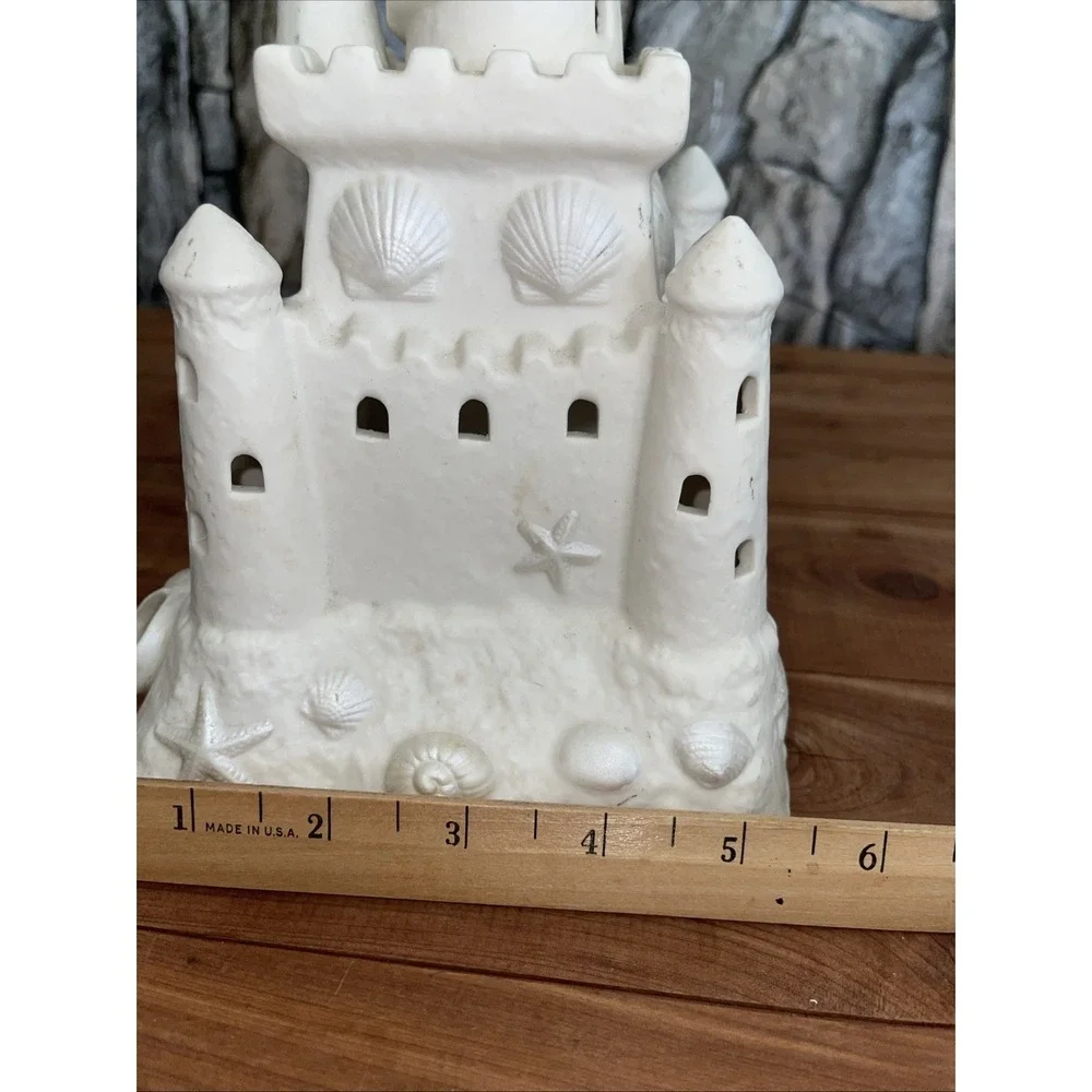 PARTYLITE Sand Castle 2000 Tea Light Candle Holder Farmhouse Beach P7306 - Picture 7 of 10